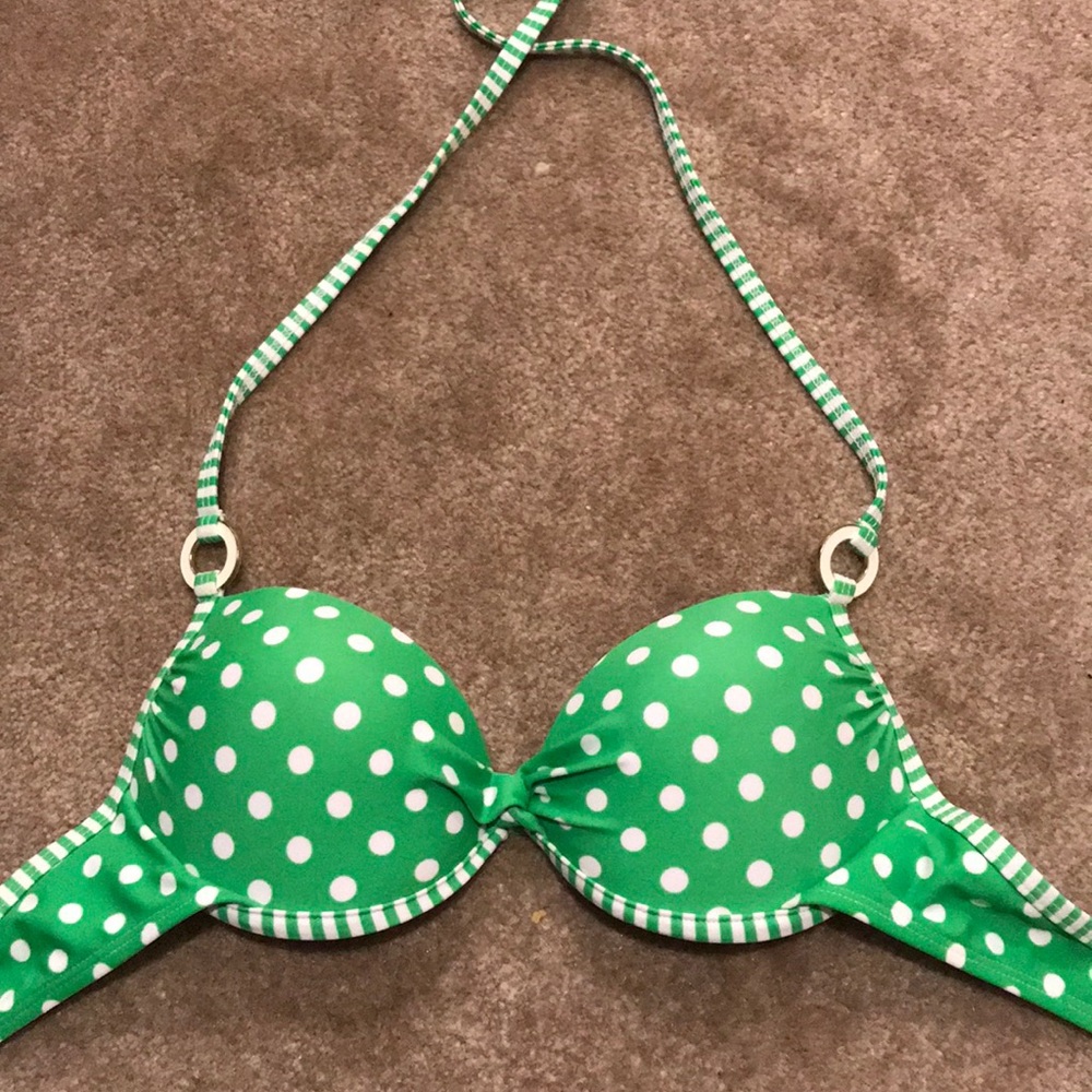 Green swim top